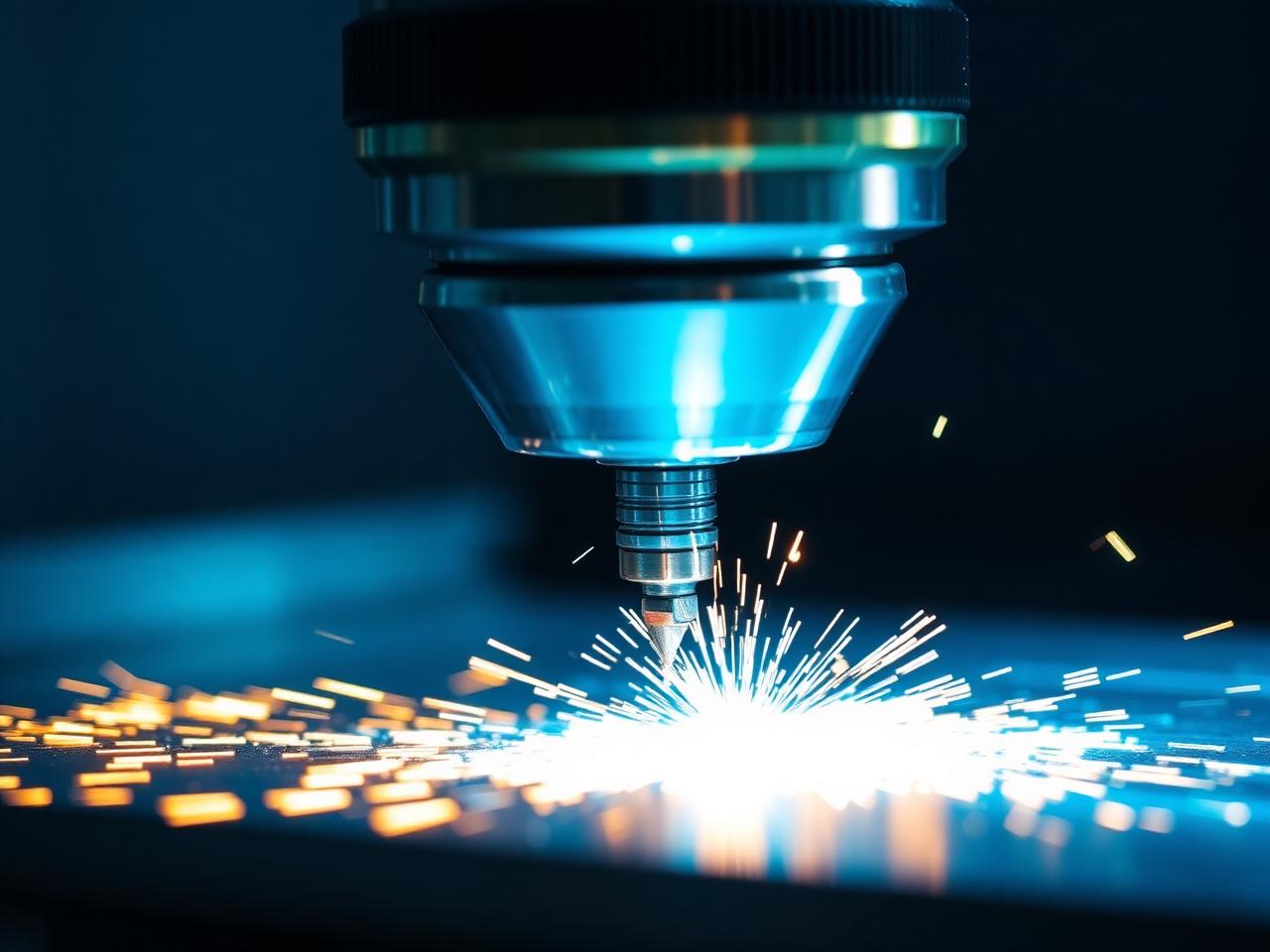 CNC machining a precision metal component